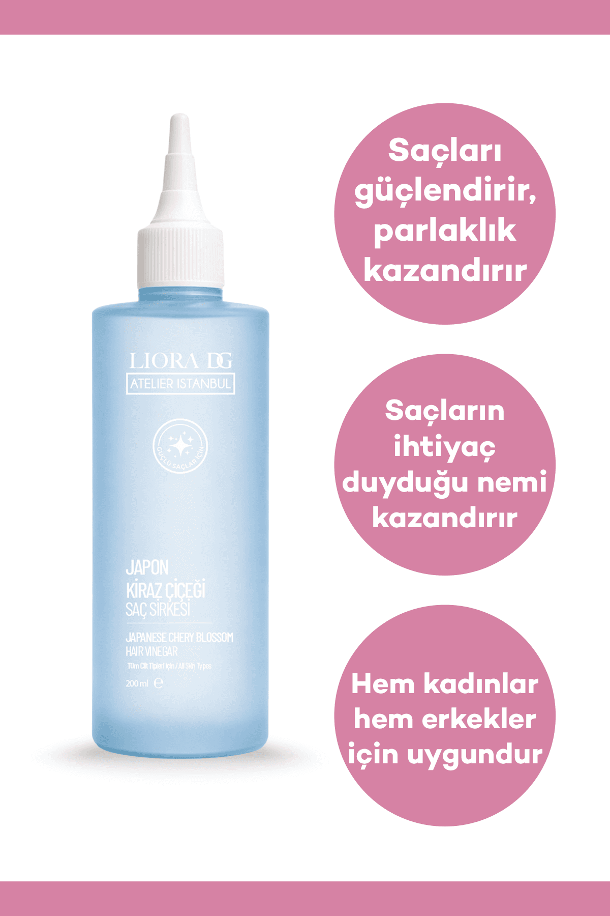 Japon Kiraz Çiçeği Saç Sirkesi 200 ml 5