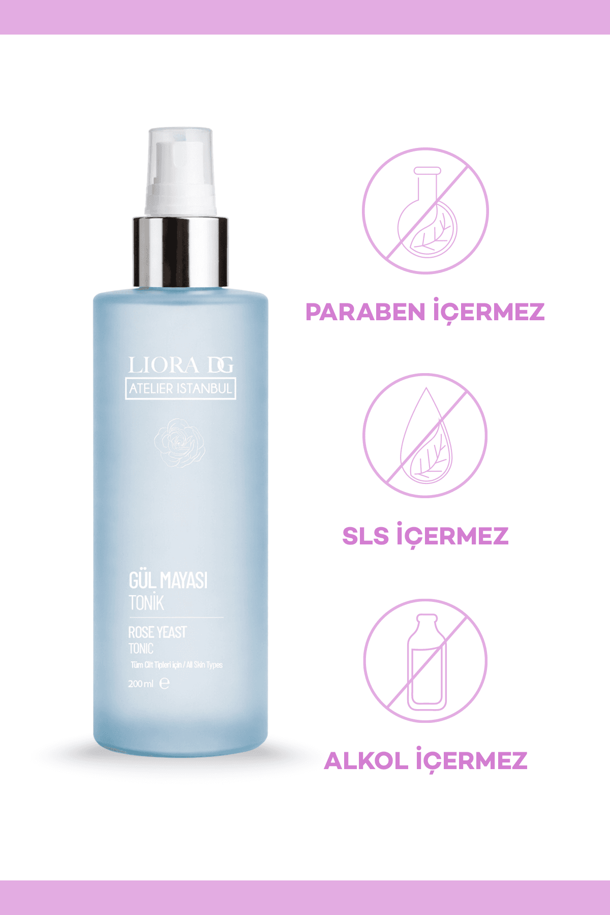 Saf Gül Mayası Tonik 200 ml 2