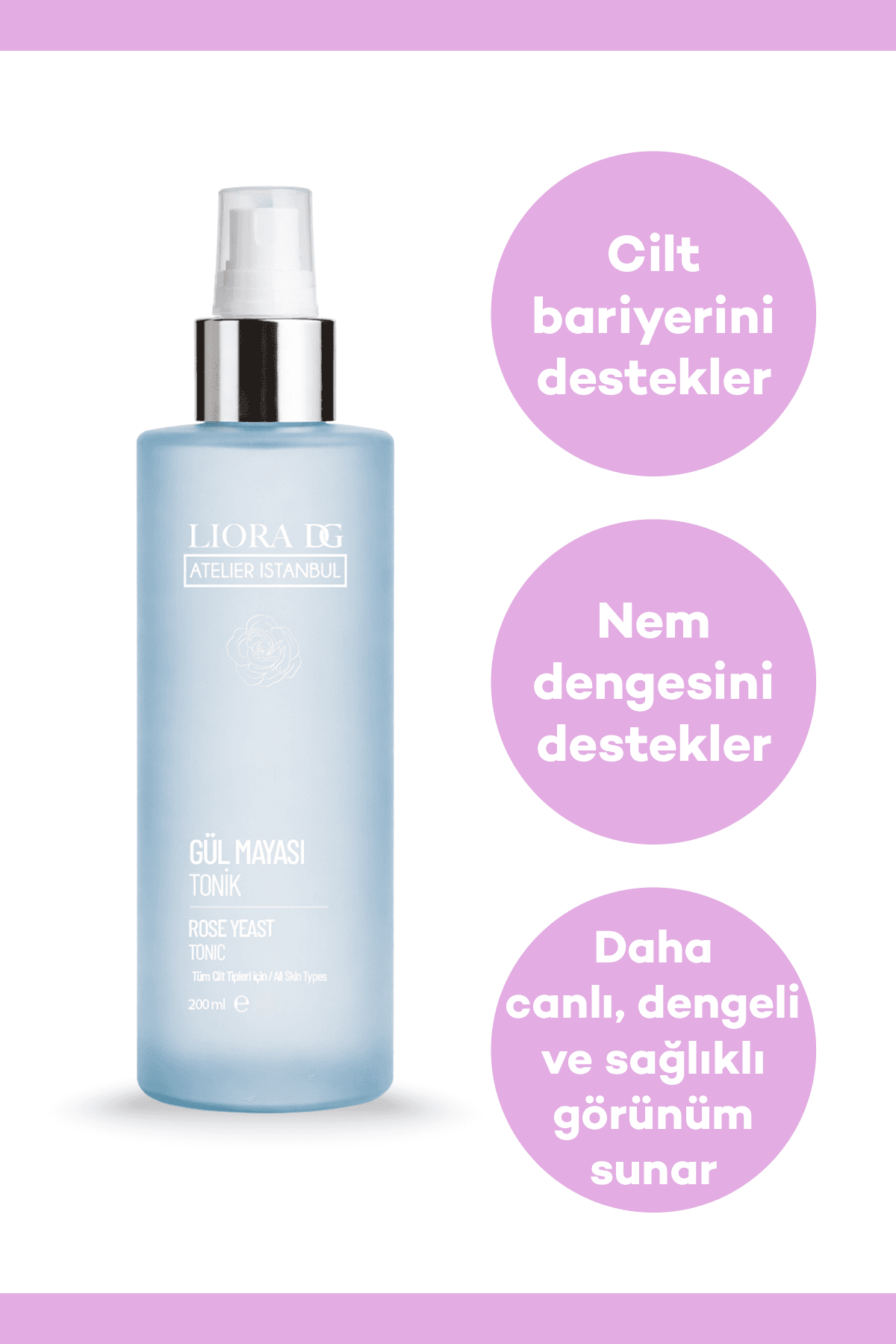 Saf Gül Mayası Tonik 200 ml 5