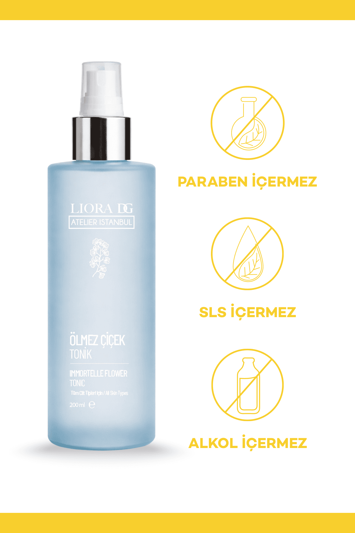 Saf Ölmez Çiçek Suyu Tonik 200 ml 2