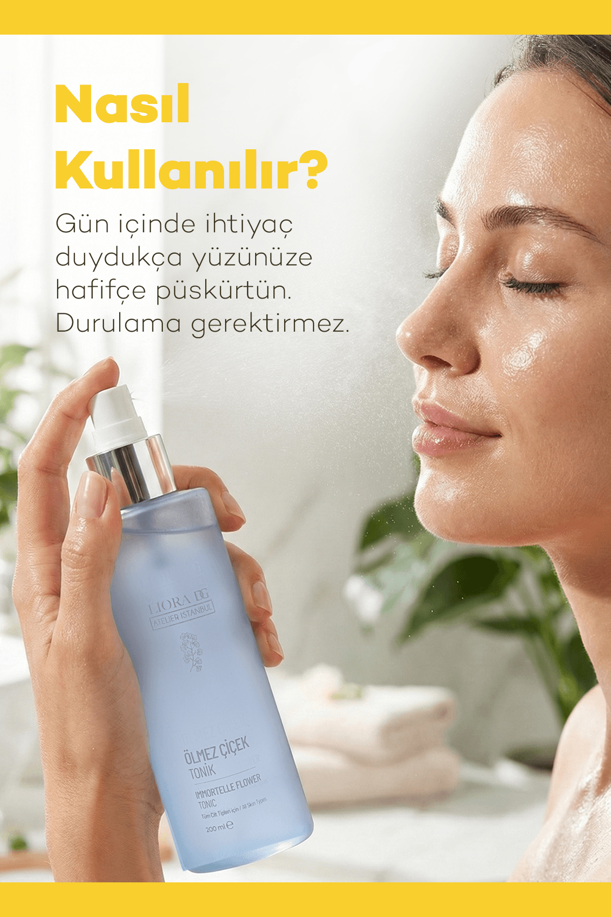 Saf Ölmez Çiçek Suyu Tonik 200 ml 4