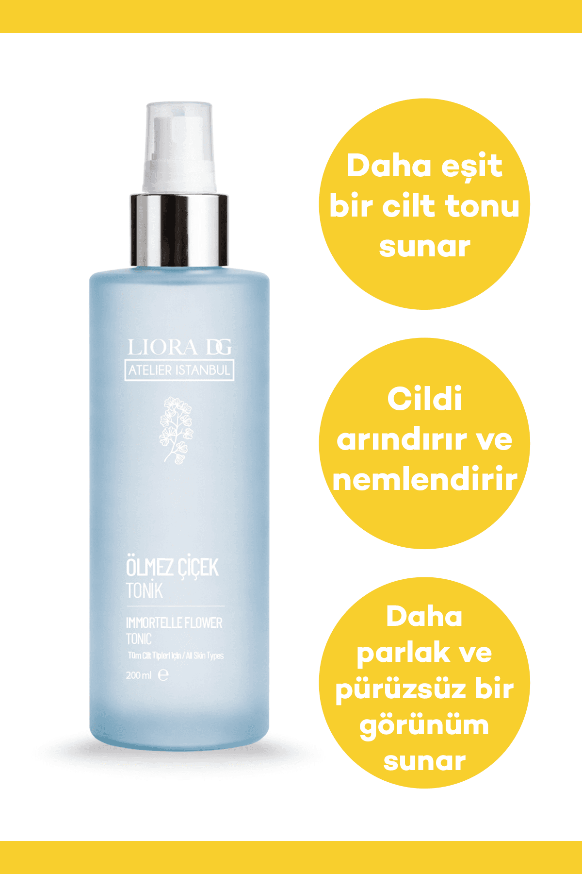 Saf Ölmez Çiçek Suyu Tonik 200 ml 5