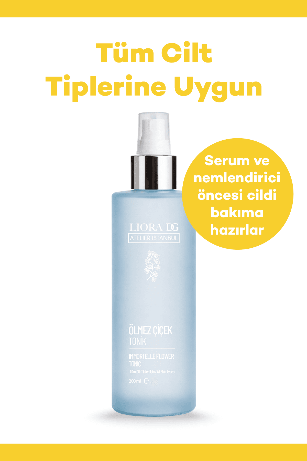 Saf Ölmez Çiçek Suyu Tonik 200 ml 6